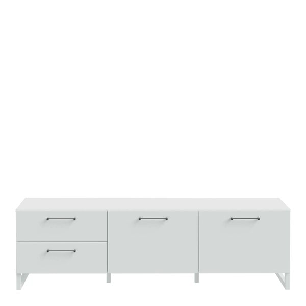 Wyld Haus Coimbra Light Grey TV Unit 2 Doors 2 Drawers