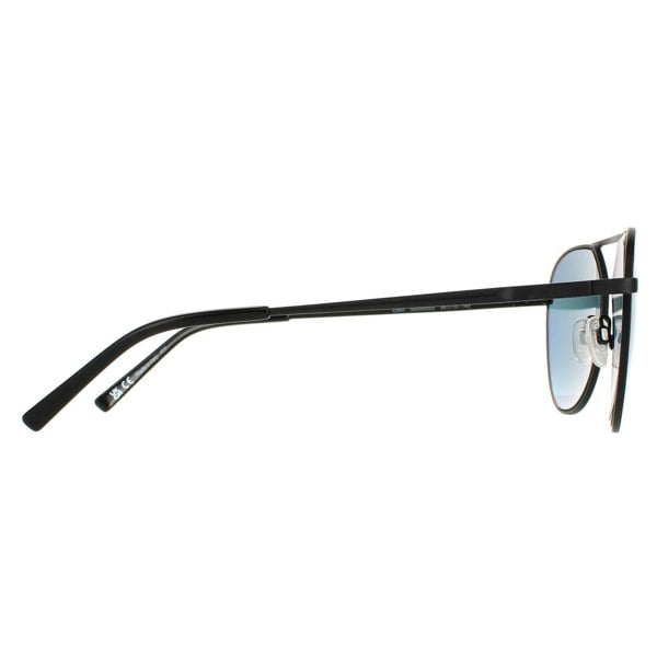 Serengeti Sunglasses Odell SS555003 Matte Black Saturn Polarized Petrol Blue
