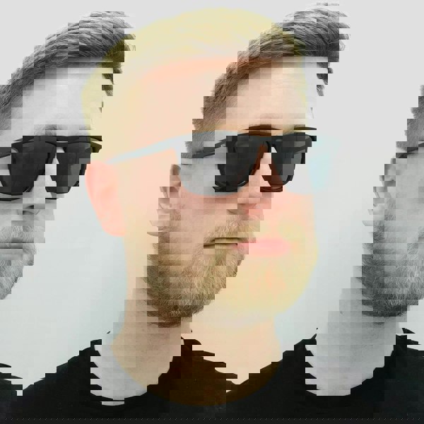 Hugo Boss Sunglasses 0921/S 807 IR Black Grey Blue