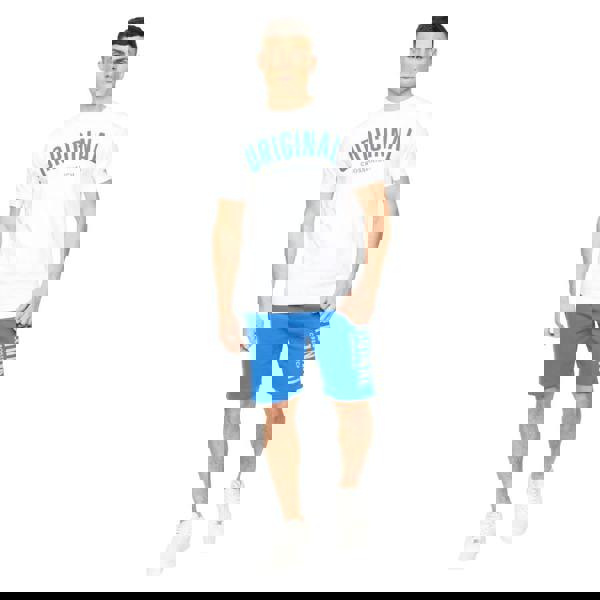 Crosshatch Mens Kensby Shorts - Royal Blue - 