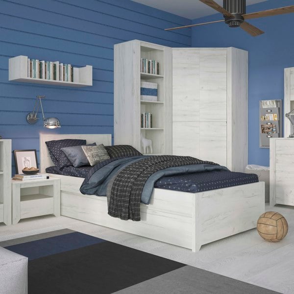 Furniture To Go Angel Tall Narrow 3 Drawer Bookcase