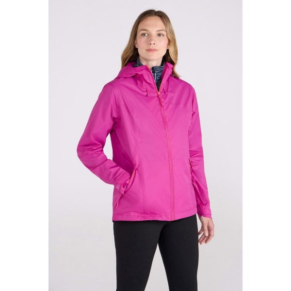 Mountain Warehouse Womens Swerve Packaway Waterproof Jacket - Bright Pink