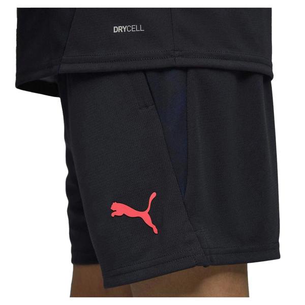Puma Childrens/Kids Cup Shorts - Navy/Orange - 