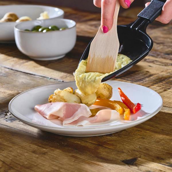 Cooks Professional Electric Raclette Grill with Non Stick Metal Plate | 8 Person