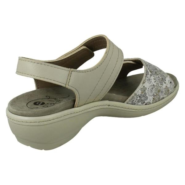 DB Shoes Ladies DB Shoes Double Strap Variable Fit Sandals Rosefinch