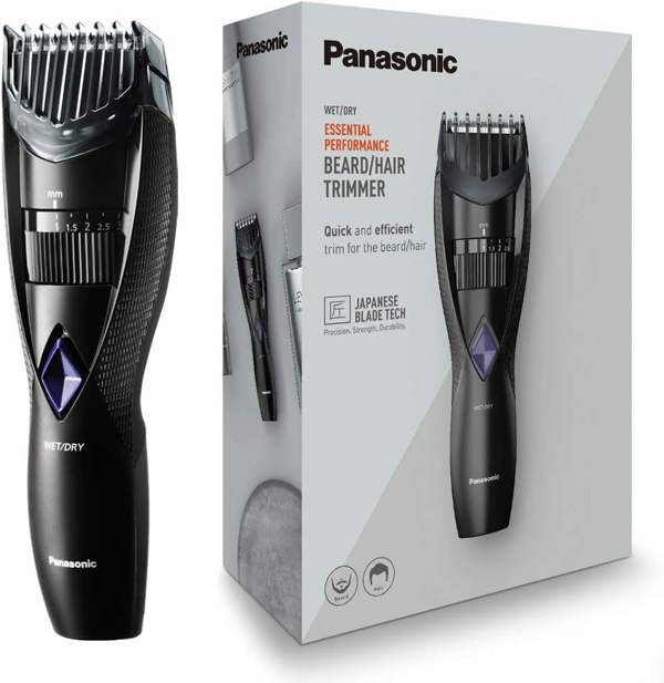 Panasonic ER-GB37 + ER-GN33 Beard & Facial Hair Trimmer Bundle - Free Gift RRP £10!