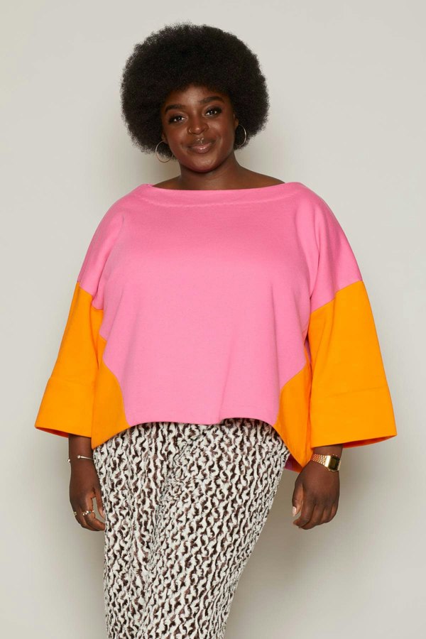 Bo Carter Debbie Top - Pink & Orange