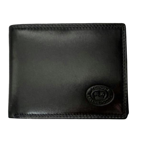 London Leathergoods RFID Leather Wallet with Coin Pocket