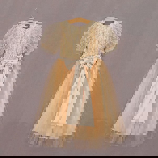 UK Flower Girl Boutique Valencia Dress - Gold