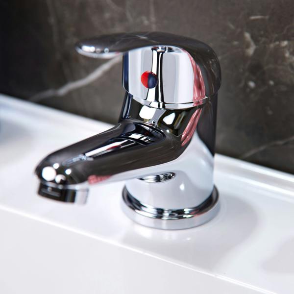 Flode Mien | Mono Basin Mixer Tap | Chrome (40mm)