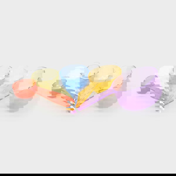 tickit Translucent Colour Measuring Cups - Pack of 5