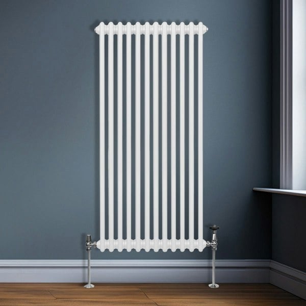 Monstershop Traditional 2 Column Radiator - 1500 x 562mm - White
