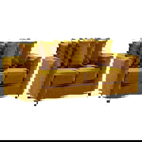 Furnishings For Less Brooklyn Full Foam Plush Velvet 3 Seater