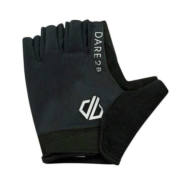 Dare 2B Womens/Ladies Pedal Out Cycling Fingerless Gloves - Black