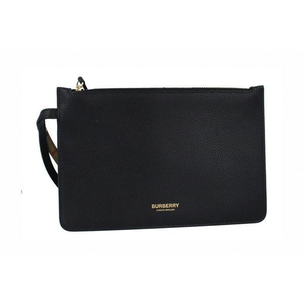 Burberry Double Faced Pouch - Black