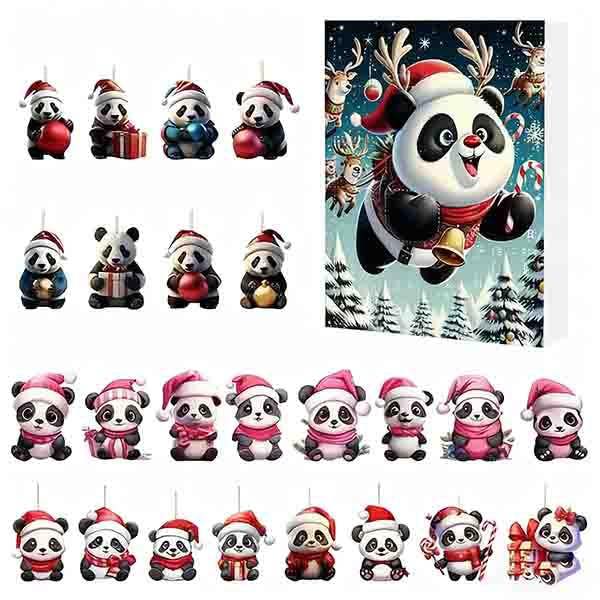 Leaper Cute Panda Hanging Decoration Christmas Calendar Blind Box