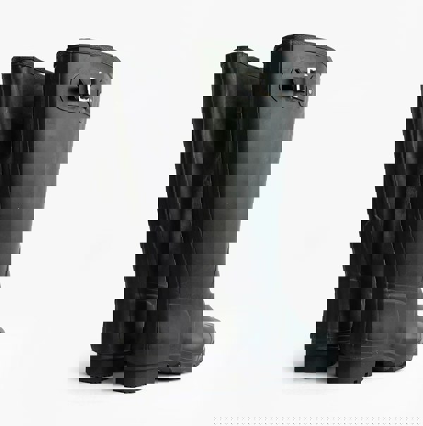 Woodland COUNTRY Wide Calf Unisex Buckle Wellington Boots Navy Blue