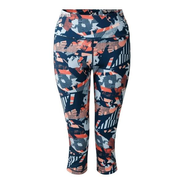 Regatta Womens/Ladies Influential II Geometric 3/4 Length Leggings - Multicoloured - 