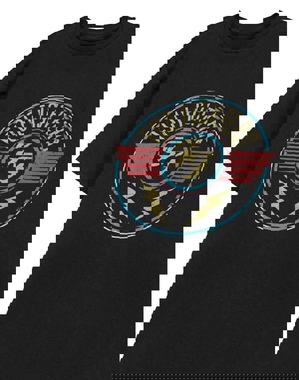 Foo Fighters Mens Black Lightning Short Sleeved T-Shirt