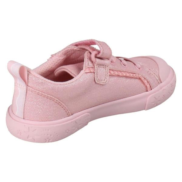 Clarks Girls Clarks Canvas Foxing Gleam