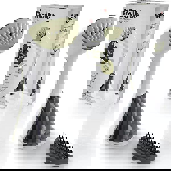 Breville EliteTEMP 1500W Handheld Garment Steamer White/Gold