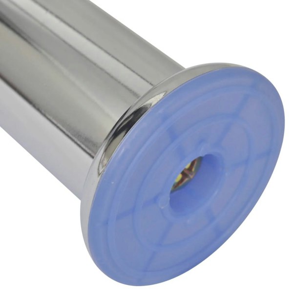 Berkfield Sofa Legs 8 pcs Round Chrome 120 mm