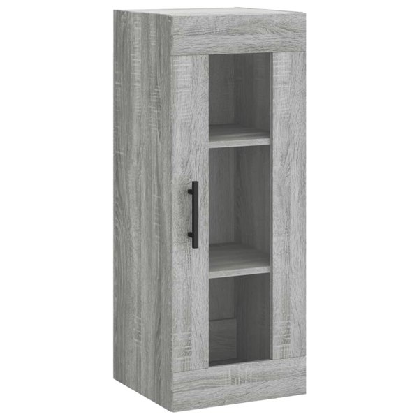 Berkfield Highboard Grey Sonoma 34.5x34x180 cm Engineered Wood