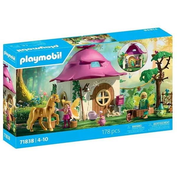 Playmobil Cozy Fairy Home with Golden Unicorn