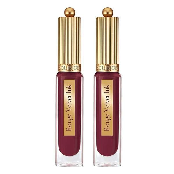 Bourjois Paris 2 x Bourjois Rouge Velvet Ink Lipstick - 11 Raisin-Terdit 3.5ml
