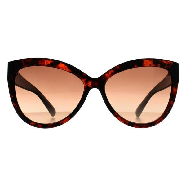 Seksy Sunglasses N2806 B Transparent Red Havana Brown Gradient