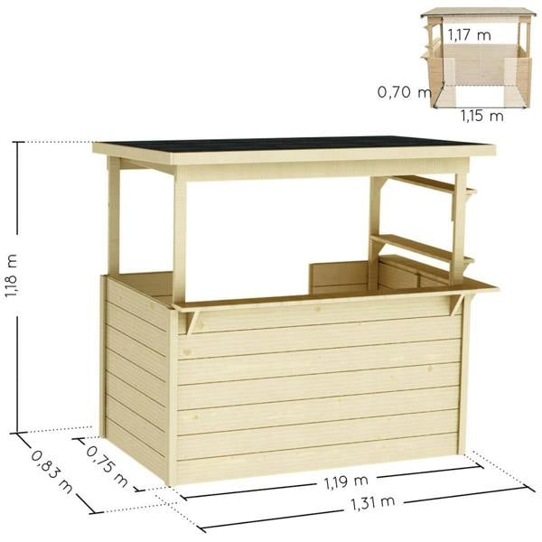 Soulet Playa Childrens Market Stall 4 x 3