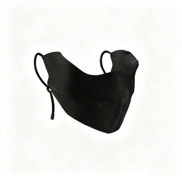 Anniou Silk Cooling UV Protection Face Mask - Black