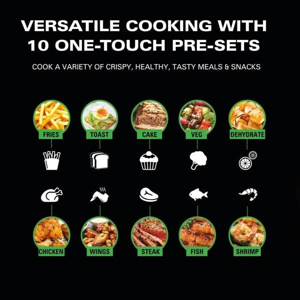 Hamilton Beach VisionCook 11L Digital Dual Air Fryer Oven - Hamilton Beach UK