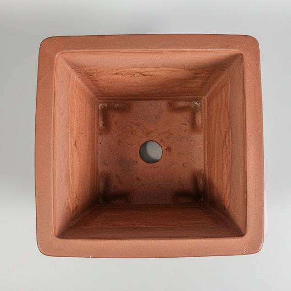 Yorkshire Bonsai 25cm Premium Unglazed Bonsai Pot | Cascade | 25cm x 25cm x 23cm | Brown