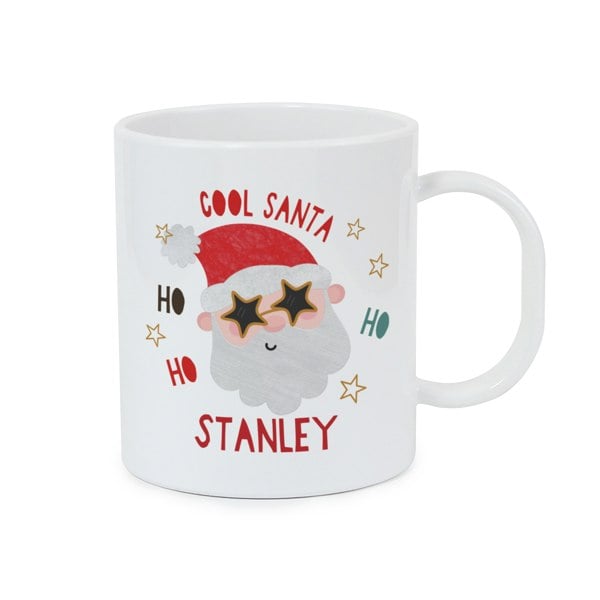 Personalised Memento Company Personalised Cool Santa Plastic Mug