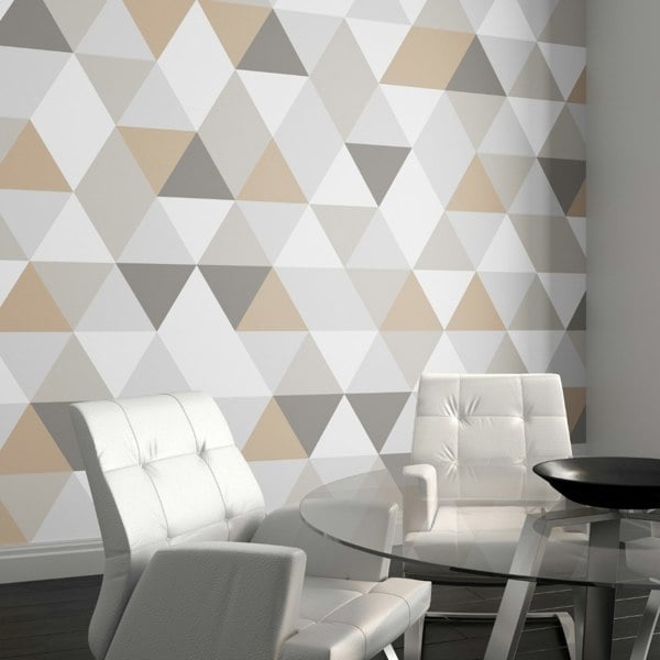 Origin Murals Geometric Wall Mural - Natural