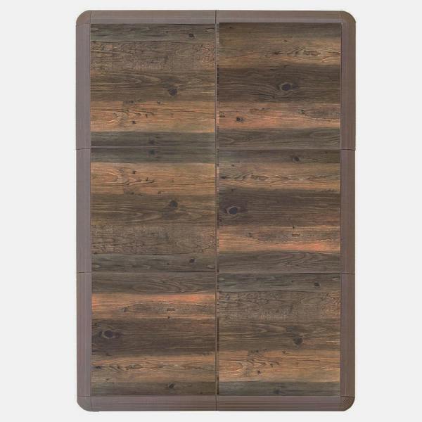 Nicoman Portable Modular Wooden Effect Floor Kit - Large Tile 46cm x 46cm