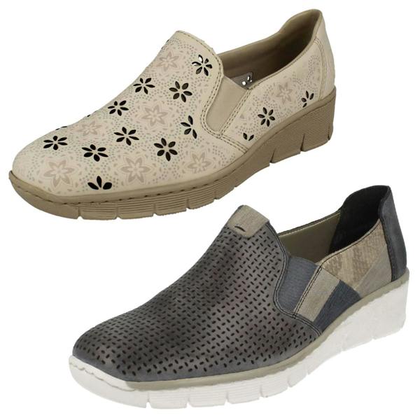 Rieker Ladies Rieker Slip On Casual Shoes 53757