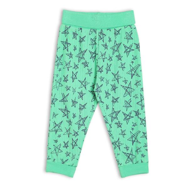Mini Cuddles Baby Boys 3pk Printed & Solid Joggers, Multicolour