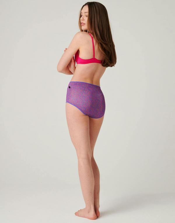 British Boxers Women's Bamboo Full Briefs – Cobalt Roar