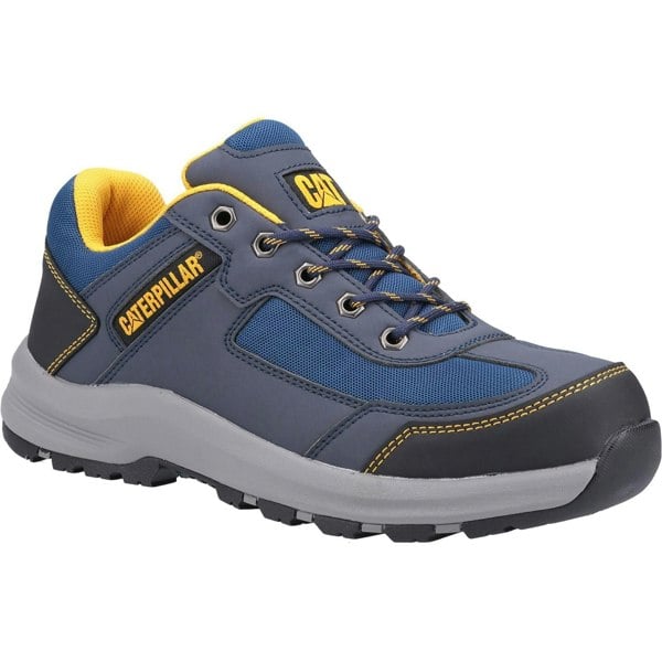 Caterpillar Mens Elmore Safety Trainers - Navy/Grey