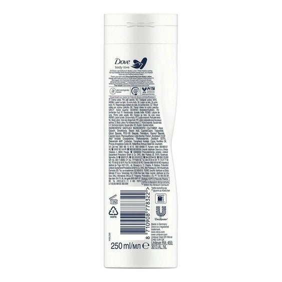 Dove Body Love Smoothing Care Body Lotion With Coconut Oil, 250ml 3 Pack