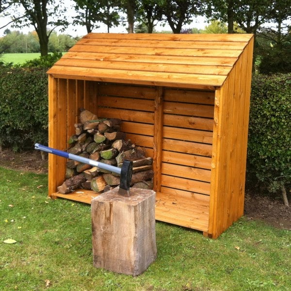 Shire Small Log Store 1506 x 569mm (5x2) - Best Shed