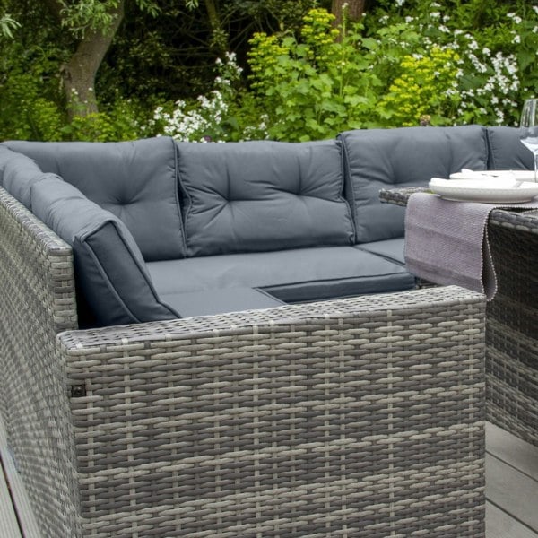 Jardi Rattan Corner Set - Grey