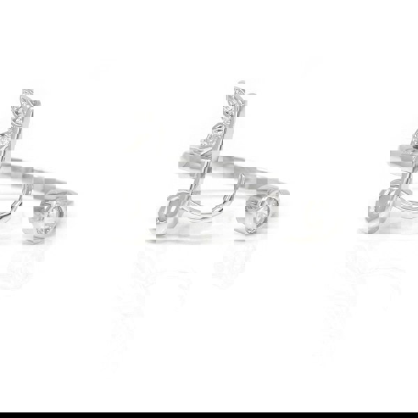 Say It With Adjustable Winged Initial Ring - Sterling Silver