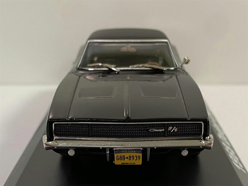 john wick 1968 dodge charger r/t black 1:43 scale greenlight 86608