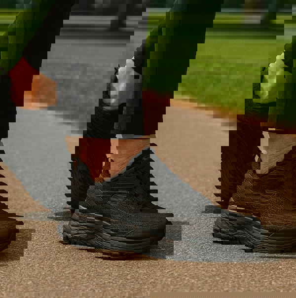 Skechers Work 108016EC MAX CUSHIONING ELITE SR Womens Occupational Trainers Black