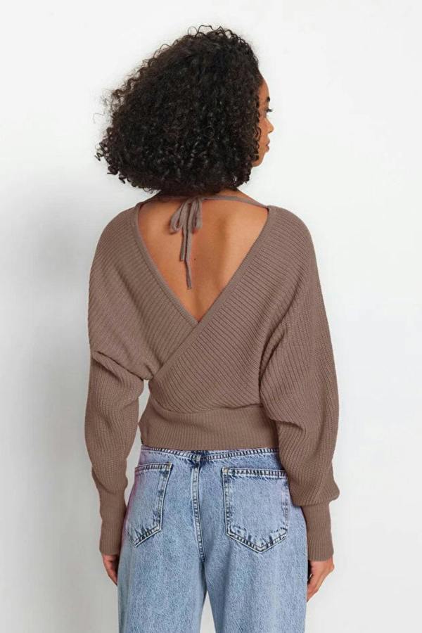Hoxton Gal Wrap Knit Sweater