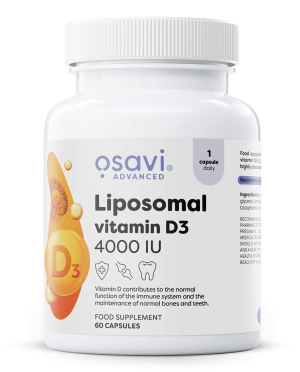 Osavi Liposomal Vitamin D3, 4000 IU - 60 caps