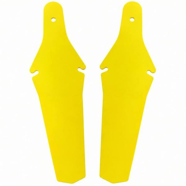 ATEK 2 Pack Bicycle Rear Mudguards Universal Saddle Splash Guards Yellow